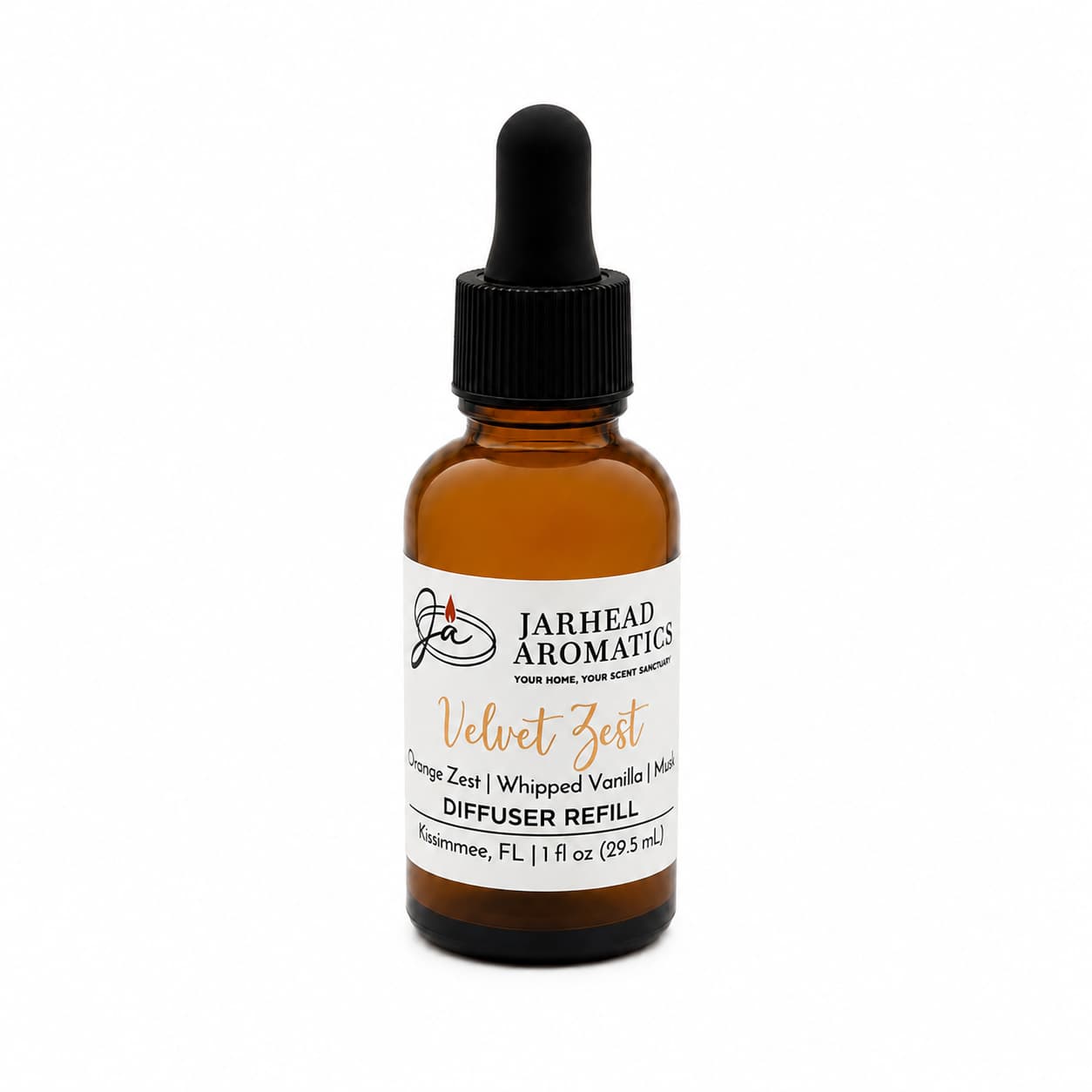 Velvet Zest Car Diffuser Refill | Citrus, Vanilla & Caramel