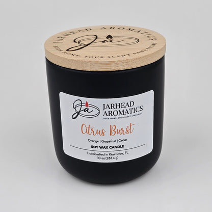Citrus Burst Soy Wax Candle | Orange, Mango & Peach Candle