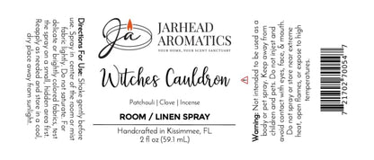 Witches Cauldron Room & Linen Spray | Orange Blossom, Patchouli & Dark Incense