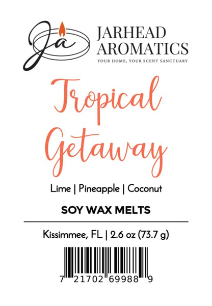 Tropical Getaway Soy Wax Melt | Mango, Pineapple & Coconut