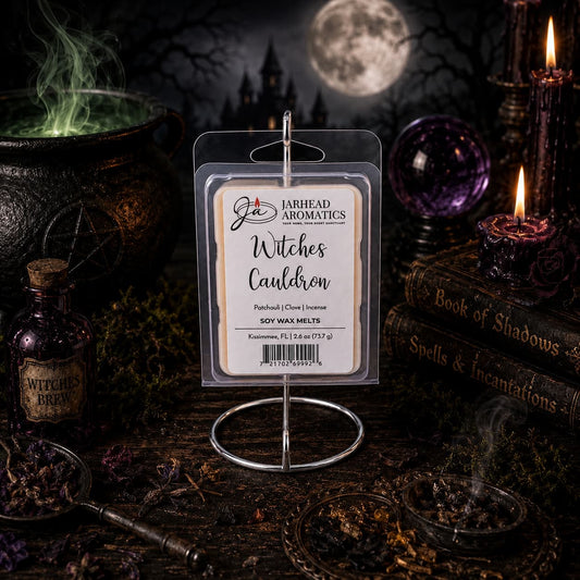 Witches Cauldron Soy Wax Melt | Orange Blossom, Patchouli & Dark Incense