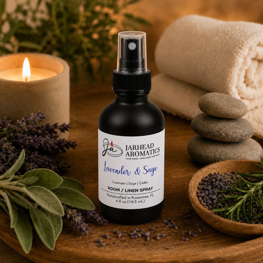Lavender & Sage Room & Linen Spray | Lavender, Sage & Sandalwood