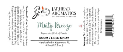 Minty Breeze Room & Linen Spray | Peppermint, Eucalyptus & Cedarwood
