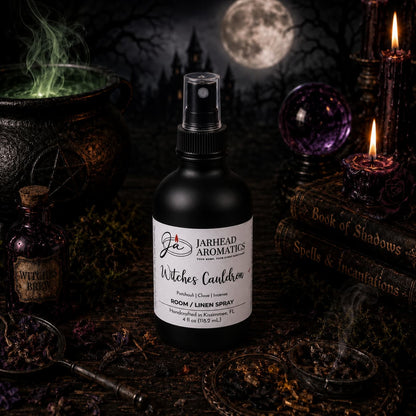 Witches Cauldron Room & Linen Spray | Orange Blossom, Patchouli & Dark Incense