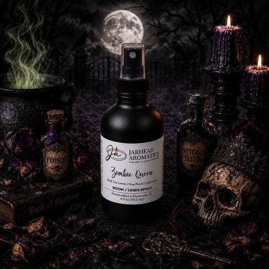 Zombie Queen Room & Linen Spray | Black Tea, Rose Petals & Cedarwood