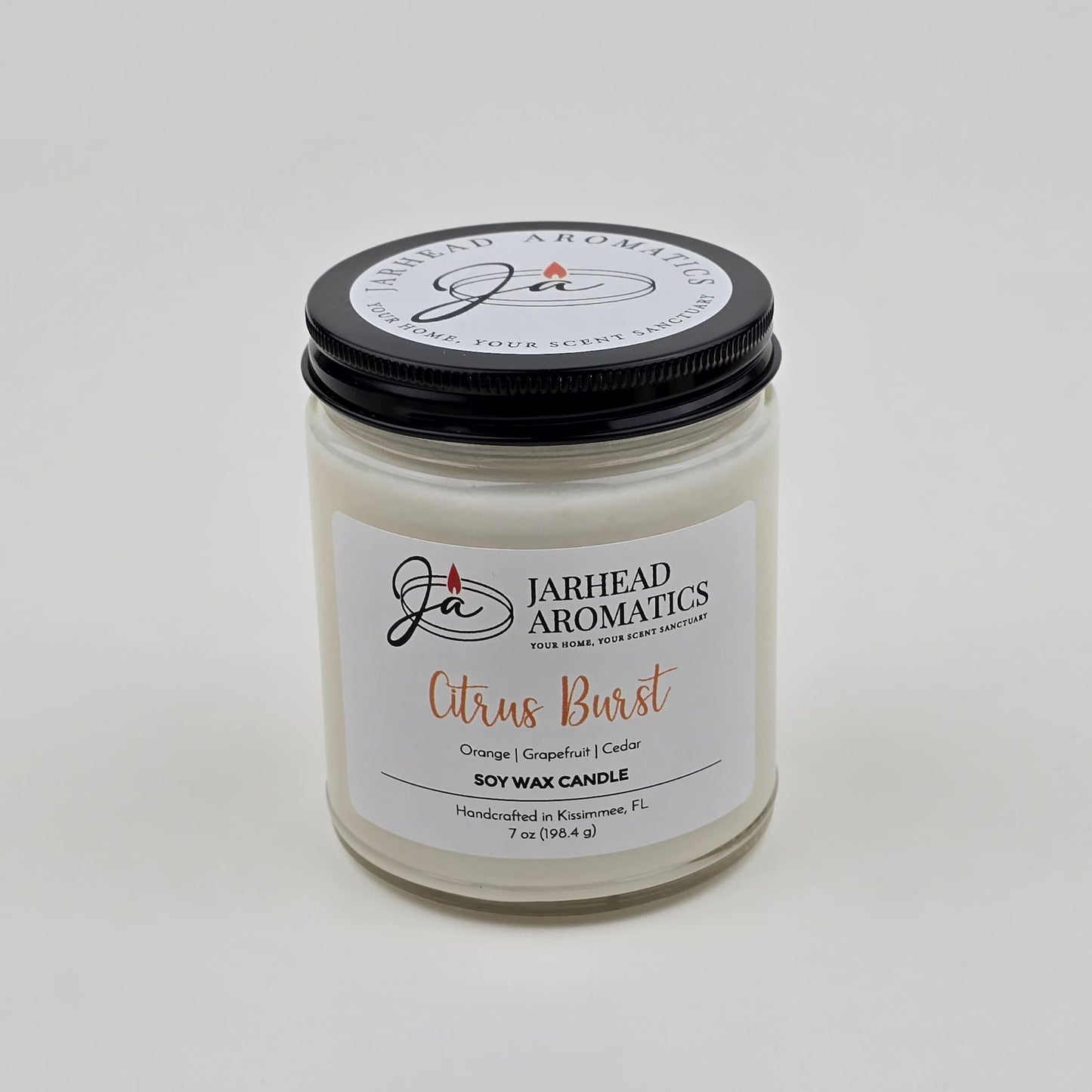 Citrus Burst Soy Wax Candle | Orange, Mango & Peach Candle