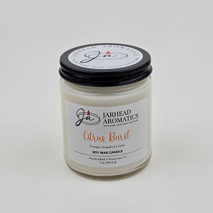 Citrus Burst Soy Wax Candle | Orange, Mango & Peach Candle