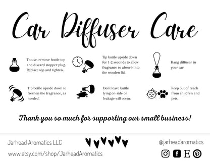 Fairytale Spice Car Diffuser | Gingerbread, Molasses & Warm Spice